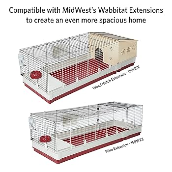 Amazon.com: Midwest Homes for Pets Deluxe Rabbit & Guinea
